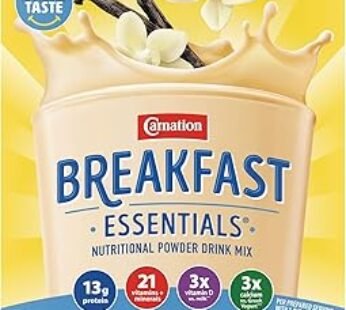 Carnation Breakfast Essentials Powder Drink Mix, Classic French Vanilla, 10 Count Box of 1.26 Ounce Packets (Pack of 6)